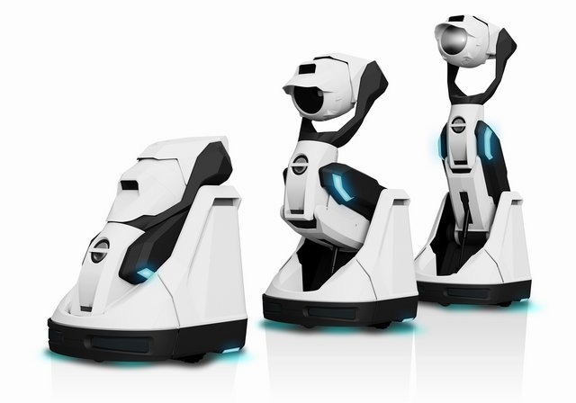 自動で移動し変形するプロジェクタ搭載可変型ロボット「Tipron」2016年発売