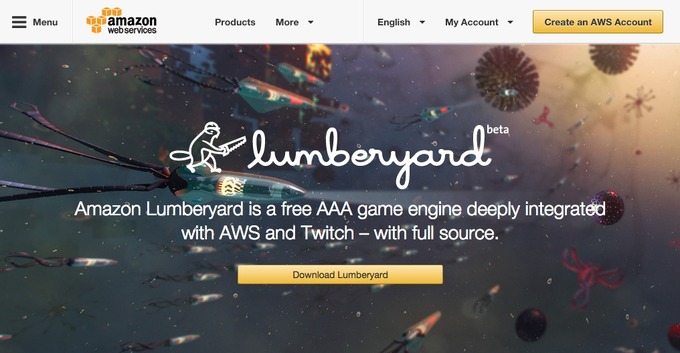 Amazon、CryEngineベースの3Dゲームエンジン「Amazon Lumberyard」を無料で提供開始