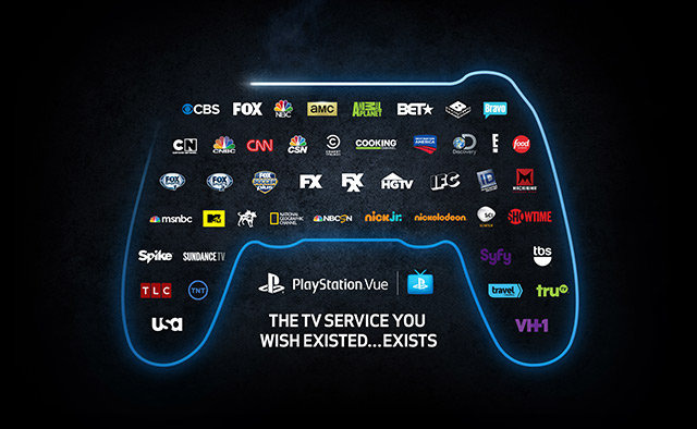 ライブテレビサービス「PS Vue」が全米でサービス開始―29.99ドルから視聴可能