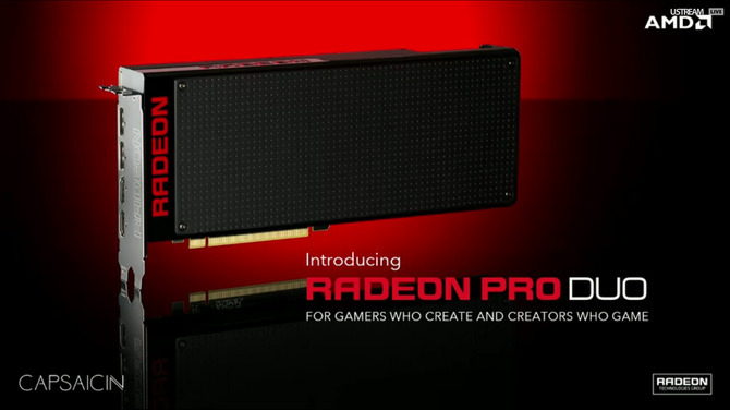 【GDC 2016】AMDがVR開発向けグラボ「Radeon Pro Duo」発表―2020年までのロードマップも