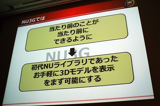 CEDEC 2010、「NUライブラリが結ぶ“絆”〜NARUTO ナルト〜 ナルティメットストーム開発秘話〜」と題したセッションが行われました。