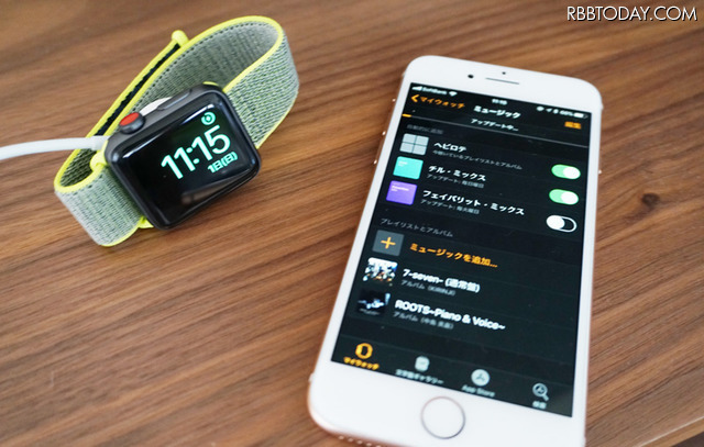 ミュージックアプリへの転送もwatchOS 4からより簡単にできるようになった