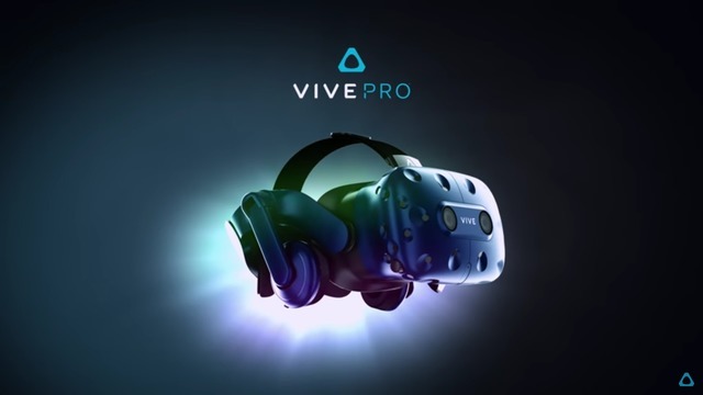 ヘッドフォン内蔵の高解像度ニューモデル「Vive Pro」発表！―Viveシリーズ用ワイヤレスアダプターも