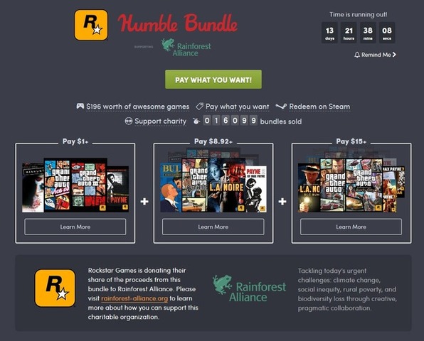 「Rockstar Games Humble Bundle」開始―『GTA』IIIやIVに『Max Payne』シリーズも！