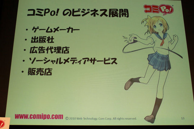 世界に名高いマンガ大国日本。しかし実際に作るとなると絵という大きなハードルがあります。しかし、ワープロが文章のハードルを大きく下げ、カラオケが歌をうたうことを普通の事にしたように、誰もがマンガを描けるようになって欲しい、そんな想いで「コミPo!」は開発