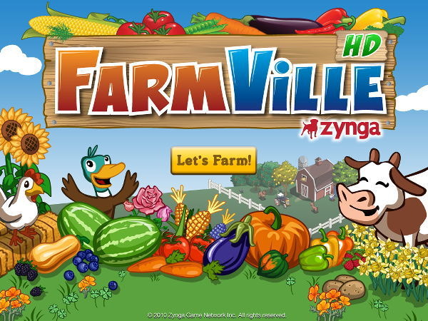 Zyngaは、iPad版の『FarmVille』をApp Storeにて配信開始しました。