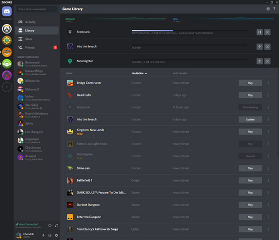 人気チャットツール「Discord」、PCゲームストア機能を発表！―Discord Nitroでの月額サブスクリプションも