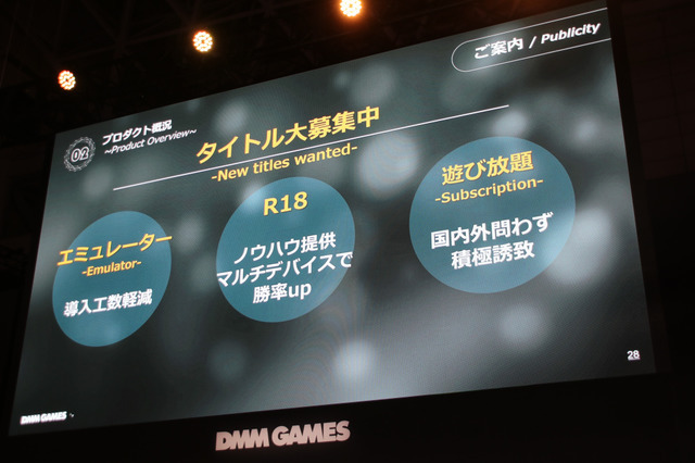 「DMM GAMES事業戦略2018」ステージレポ―事業の業績とゲーム配信に向けた取り組みとは？【TGS2018】