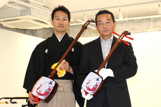 天野喜孝氏デザインのくノ一「シャウラ」が世界へ！三味線メーカー・小松屋がしかける海外戦略