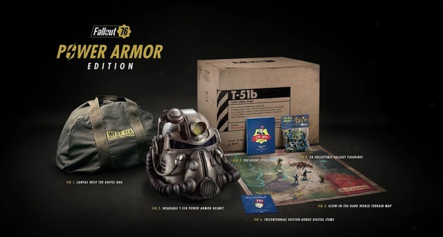 Bethesda、『Fallout 76 Power Armor Edition』付属のバッグの材質の違いに対し500アトムで補償することを発表