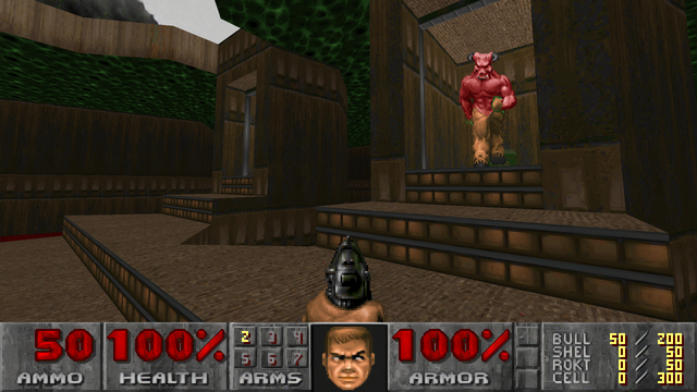 最新技術であの名作が美麗に！『DOOM』にニューラルネット技術利用の高解像Mod登場