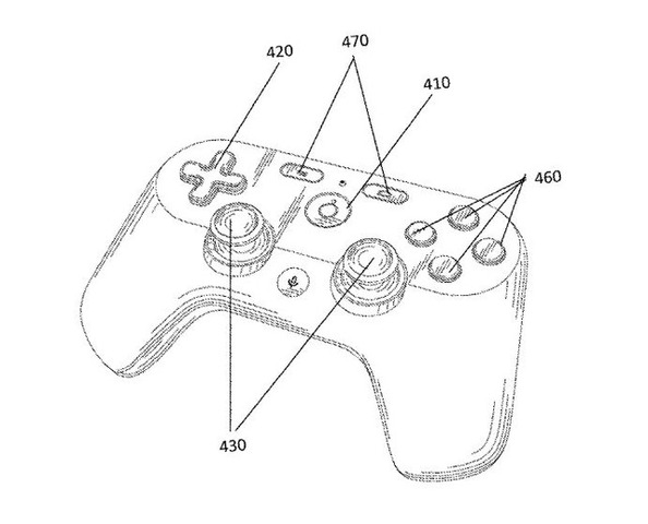 Googleが独自のゲームコントローラー特許を出願ー新ゲームストリーミングサービス展開にも関連か