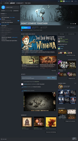 Steam、新ライブラリUI情報を公開！所持ゲーム関連イベントを一括確認できる新機能も発表【UPDATE】