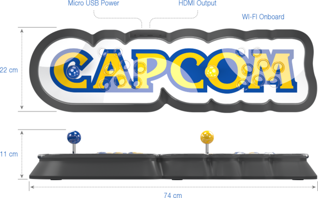 ジョイスティック型ゲーム機「Capcom Home Arcade」海外向けに発表！アーケード16タイトルを収録