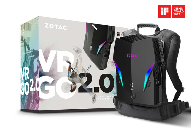 ZOTAC、「背負える」VR特化型バックパックPC「ZOTAC VR GO 2.0」発表―39万9,800円