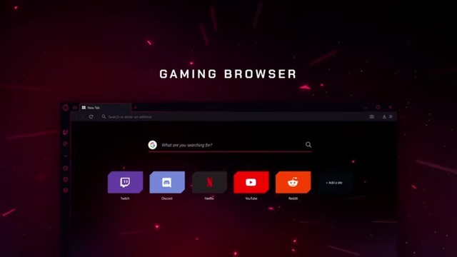 Operaがゲーミングウェブブラウザ「Opera GX」を発表！メモリ・CPUの制限機能などゲームPC環境に特化