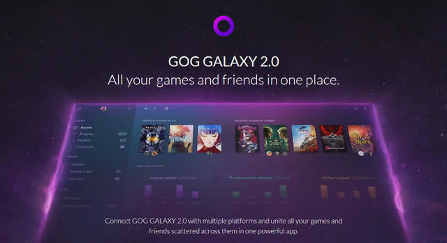 マイクロソフトがgog新クライアント Gog Galaxy 2 0 を公式サポート 様々な機能の詳細も判明 Gamebusiness Jp