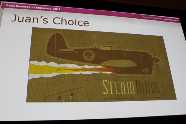 GDC初日の10:00から開催された「Social and Online Game Design 2010 A Year in Review」は、カジュアルゲームの分野で造詣の深い、Nick Fortugno氏(CCO Playmatics)とJuan Gril氏(Joju Games)が、2010年に見つけたイノベーティブなゲームデザインを紹介するというセッ