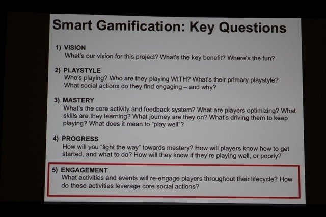 「Gamification」という言葉があります。ゲームのメカニクスを別分野に応用するという考え方で、日本ではサイトウアキヒロ氏が「ゲームニクス」としてまとめ応用が進んでいます。こちら米国では「Gamification」という言葉を使い主にウェブ系でエンゲージメントを高める