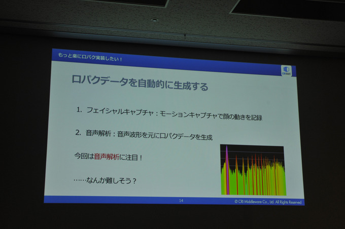 言語や性別が変わってもリアルタイムに動く！？　最新口パク技術のスゴさに迫る【CEDEC 2019】