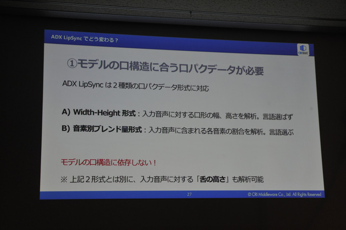 言語や性別が変わってもリアルタイムに動く！？　最新口パク技術のスゴさに迫る【CEDEC 2019】