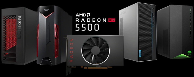 AMDが新型GPU「Radeon RX 5500」シリーズを発表！10月下旬より搭載PCが順次発売