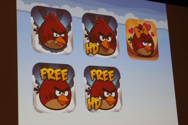 これまでのダウンロード回数が1億回に近づいているというスマートフォンの人気ゲーム『Angry Birds』。本作を開発したフィンランドのRoivo Mobile代表のPeter Vesterbacka氏がGDCに登場し「ANGRY BIRDS - An Entertainment Franchise in the Making」と題した講演を行い