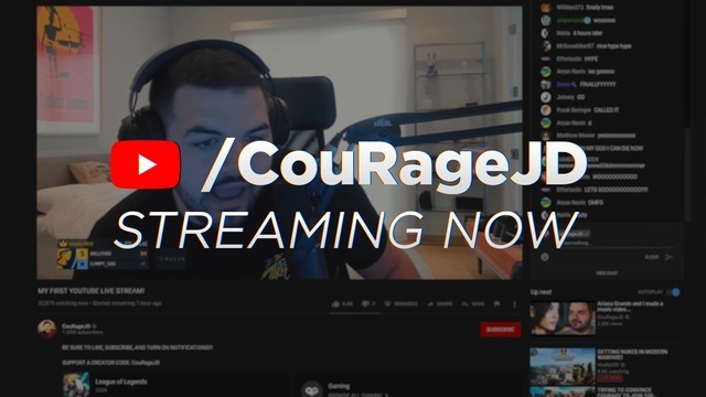 有名TwitchストリーマーCouRage、YouTube電撃移籍！独占配信へ