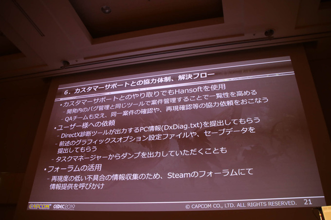 PC版『MONSTER HUNTER: WORLD』開発舞台裏―PCという多種多様な環境におけるQAを語るCEDECセッションレポ【CEDEC 2019】