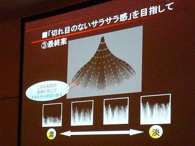 女性主人公、ハードでスタイリッシュなアクションなど個性的な要素を配し、発売前から話題となった『ベヨネッタ』。プラチナゲームズ株式会社の橋本祐介氏、西村栄治郎氏、齋藤健治氏はグラフィック面からのアプローチを語りました。