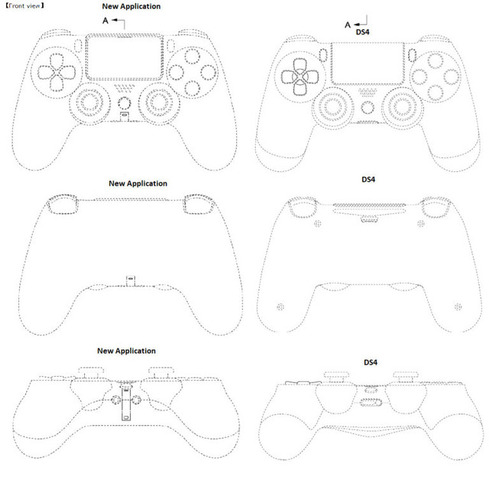 PS5のコントローラーと見られるSIEの意匠登録情報が公開…マイク用の集音孔も搭載