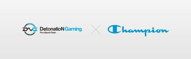 DetonatioN Gaming、アパレルブランドのチャンピオンとオフィシャルアウトフィッター契約を締結