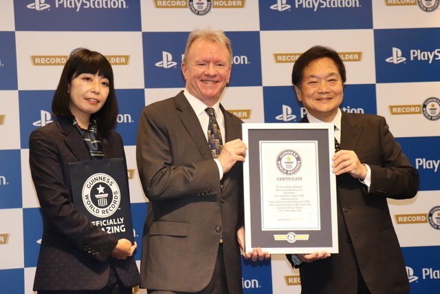 「プレイステーション」が“史上最も売れた家庭用ビデオゲームコンソールブランド”としてギネス認定