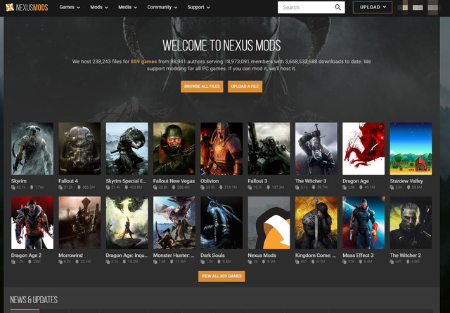大手Modサイト「Nexus Mods」11月に不正アクセスを受けていたことを発表―対策として新ユーザーサービス導入を前倒しに