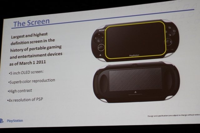 ソニーが1月下旬に発表したPSPの後継機に当たるNGP(Next Generation Portable)。ソニーは2日午後の「Next Generation Portable Entertainment System(Codename: NGP)」と題したセッションで初めて米国でお披露目しました。