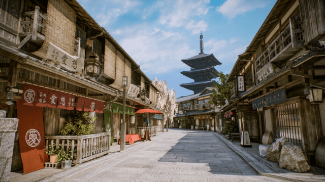 UE4向け京都背景アセット「Kyoto Alley」が18,075円でリリース、商用利用も可能