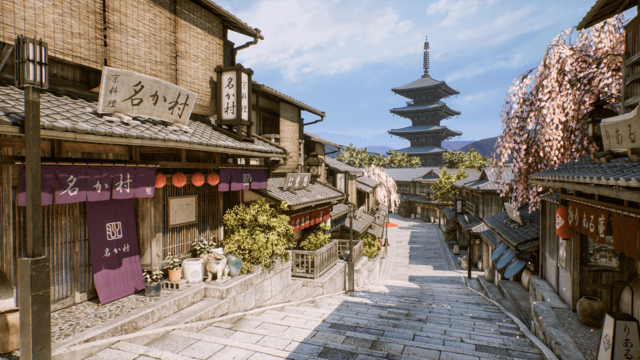 UE4向け京都背景アセット「Kyoto Alley」が18,075円でリリース、商用利用も可能