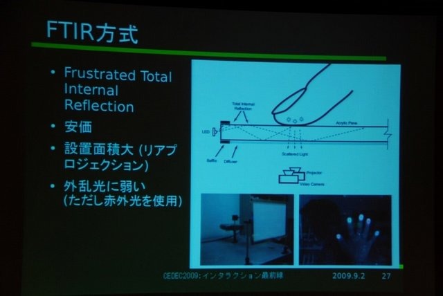 タッチインターフェースの先には、何があるのでしょうか？