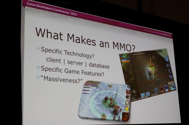 Spacetime StudiosのCinco Barnes氏は2日、同社が手掛けたiPhoneでの最初のMMORPG『POCKET LEGENDS』の開発と運営を振り返り、どのようにモバイルでMMOを実現するかについて講演しました(「Adapting the MMO to a Mobile Gaming Platform」)。