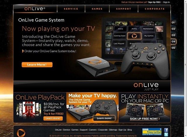 次世代の破壊的技術の一つとして注目を集める「OnLive」。ある業界人は「彼らの謳い文句が100％本当なら、業界はひっくり返る」と漏らしたほどです。