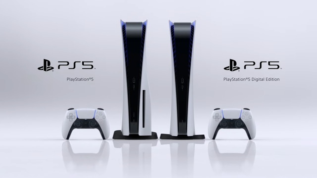PS5本体デザインが初公開！ ディスクドライブの有無による「スタンダードモデル」or「デジタル・エディション」の2モデルを用意