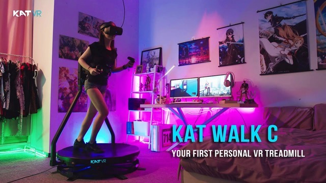 キャンペーン初日に目標額の10倍を調達！ VR用全方向トレッドミル「KAT Walk C」Kickstarter開始