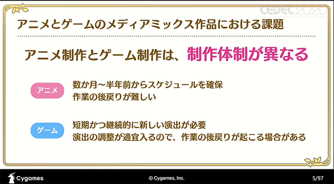 高品質なカットインアニメを量産するパーツアニメ手法とは？『プリンセスコネクト！Re:Dive』がアニメRPGなのは伊達じゃない【CEDEC 2020】