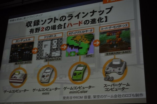 「ノスタルジックなゲームの現代的パッケージング手法〜『ゲームセンターCX 有野の挑戦状』の開発事例〜」では、同ゲームを開発したインディーズゼロの鈴井匡伸氏が開発手法を紹介しました。