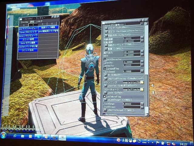 シリコンスタジオはGTMF東京2011で6月30日、「GDC2011にて発表された新製品オール・イン・ワンタイプのゲームエンジン『OROCHI』（オロチ）の紹介」と題して講演。あわせてブース出展を行い、デモを披露しました。