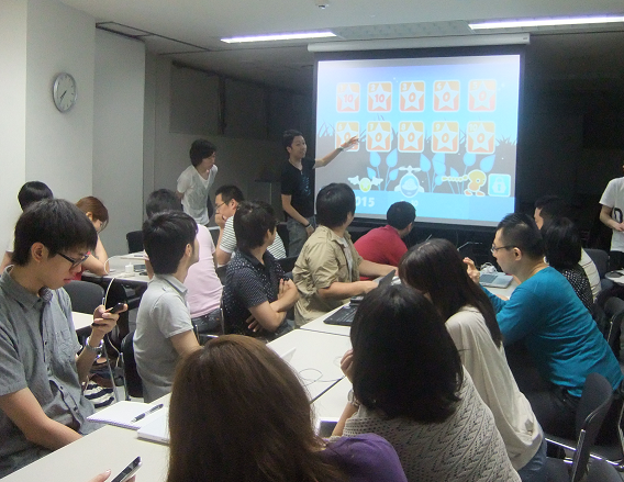 7月1日に「GameSaladJapan meetup#1」が行われました。GameSaladにいち早く注目した30名以上の参加者が、実際にGameSaladに触れながらゲーム作成にチャレンジしました。