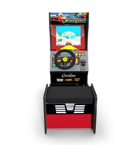 自宅がまるでゲームセンター！家庭用ゲーム筐体『ARCADE1UP OutRun』8月発売決定―セガの名作ドライビングゲーム4作品を収録