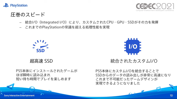 PS5リリースから間もなく1年―プレイヤーをゲームへ没入させ続けるためのポイントと新たな開発環境への対応【CEDEC2021】