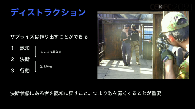 ゲームでプロの兵士に「リアル感」を持たせる動作とは？専門家が徹底実演解説する「銃器と装備、戦術戦技」【CEDEC2021】