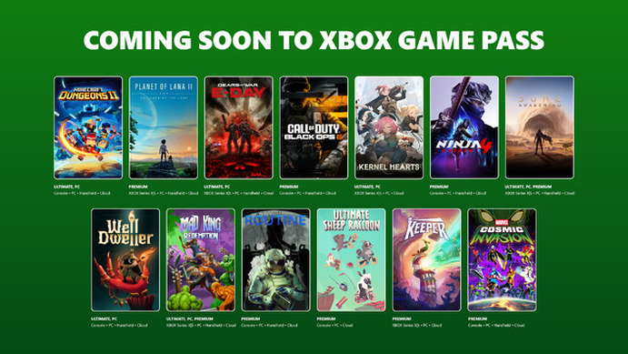 Game Passに新作『Gears of War: E-Day』『Minecraft Dungeons II